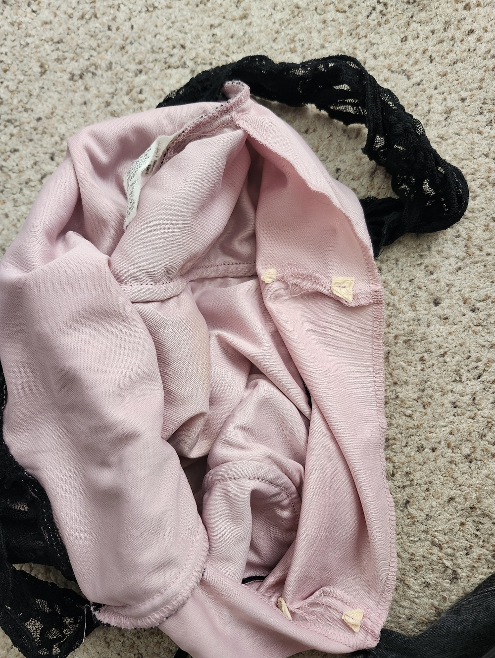 My Michelle Y2k Black Lace Pink Top - Picture 11 of 11